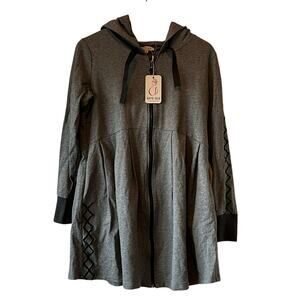 NWT Kimi and Kai Maternity & Nursing Hooded Zip-Up Jacket